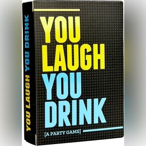 You Laugh You Drink Party Game  for People Who Can’t Keep A Straight Face